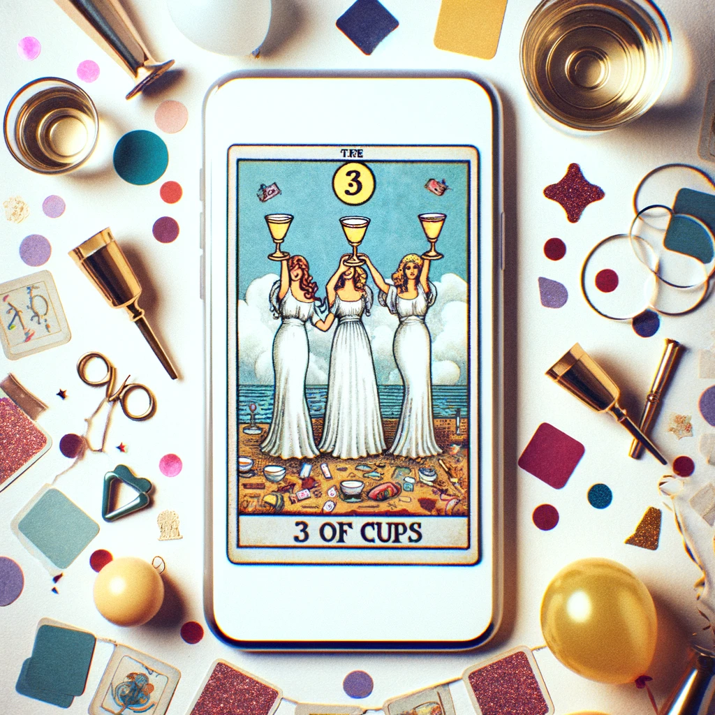 3 de Copas no Tarot