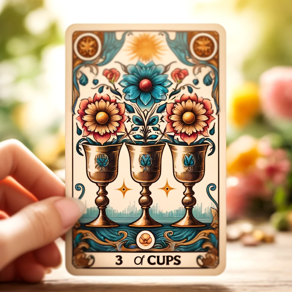 3 de Copas no Tarot