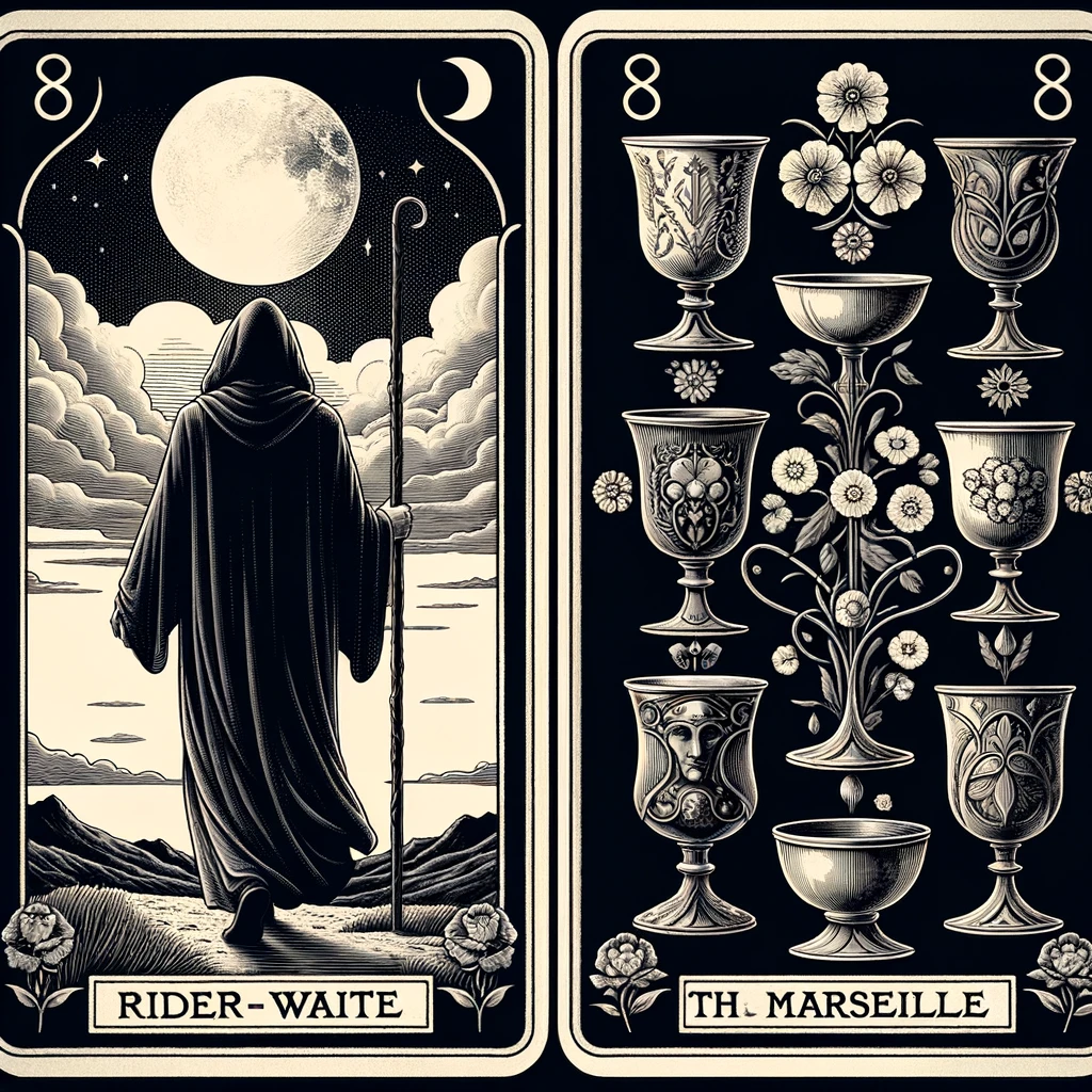 8 de Copas no Tarot